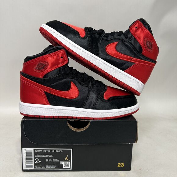 Nike Air Jordan Retro High OG PS “Satin Bred” 2024